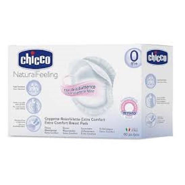 پد سینه چیکو مدل 61773 بسته 60 عددی Chicco 61773 Breast Pad Pack of 60